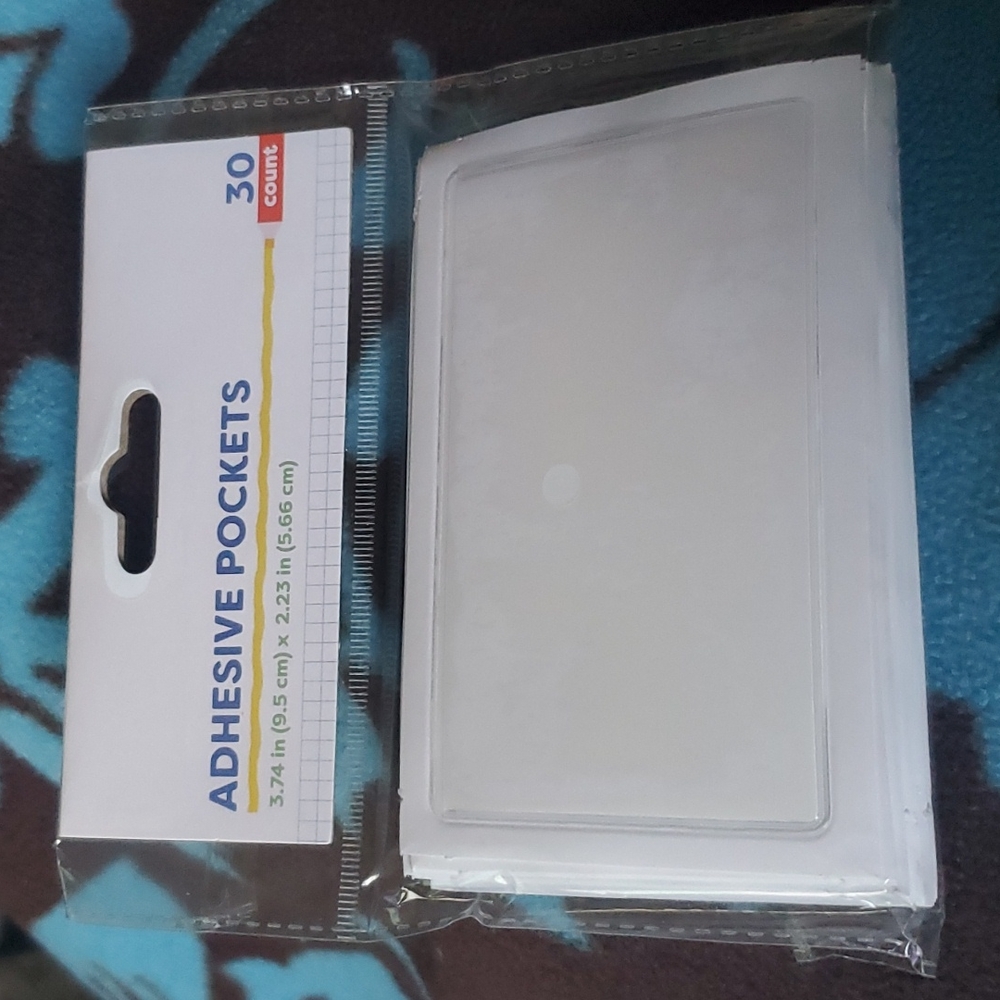 TARGET Adhesive Pockets - business card size